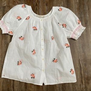Loft Babydoll Blouse